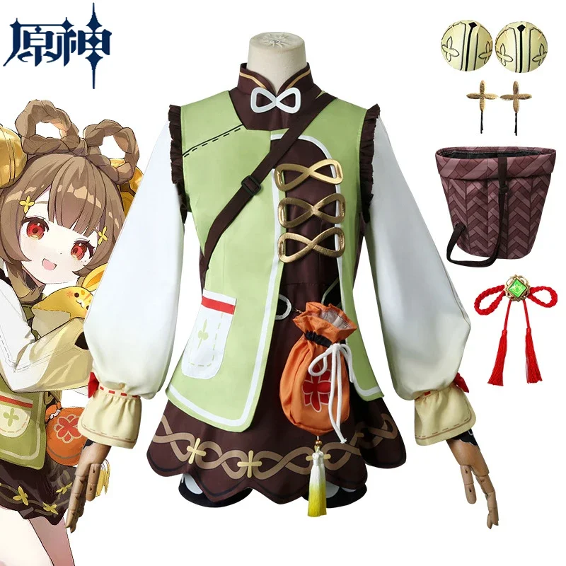Yaoyao Cosplay Clothes Game Genshin Impact Cosplay Yaoyao Cosplay Costume Wig Lolita Uniform Halloween Costumes for Women Kids
Yaoyao Cosplay Clothes Game Genshin Impact Cosplay Yaoyao Cosplay Costume Wig Lolita Uniform Halloween Costumes for Women Kids