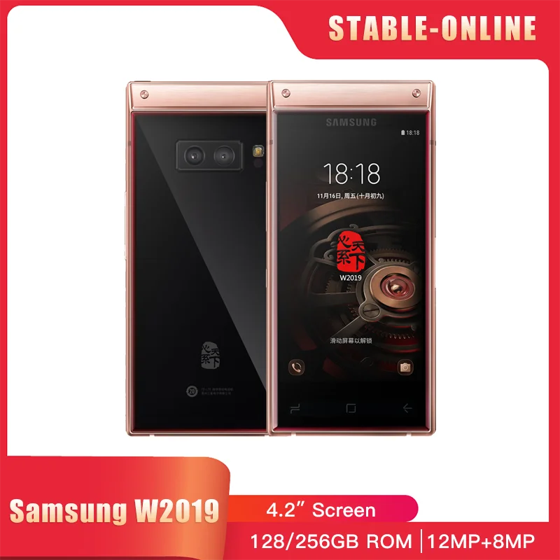 Samsung W2019 оригинальный смартфон с 5,5-дюймовым дисплеем, ОЗУ 6 ГБ, ПЗУ 4,2/128 ГБ, 12 МП * 2 + 8 МП
Samsung W2019 оригинальный смартфон с 5,5-дюймовым дисплеем, ОЗУ 6 ГБ, ПЗУ 4,2/128 ГБ, 12 МП * 2 + 8 МП
