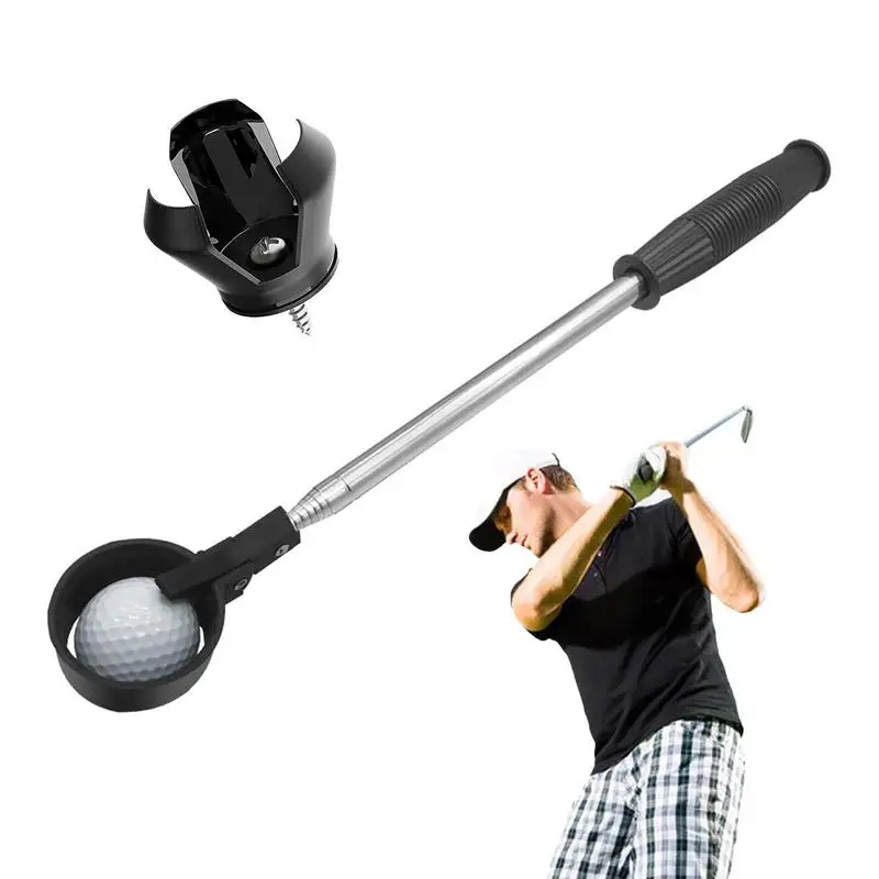 

Golf Ball Retriever Stainless Steel Telescopic Golf Ball Picker Putter Ball Retriever Golf Ball Pickup Tool Golf Gift For Father
