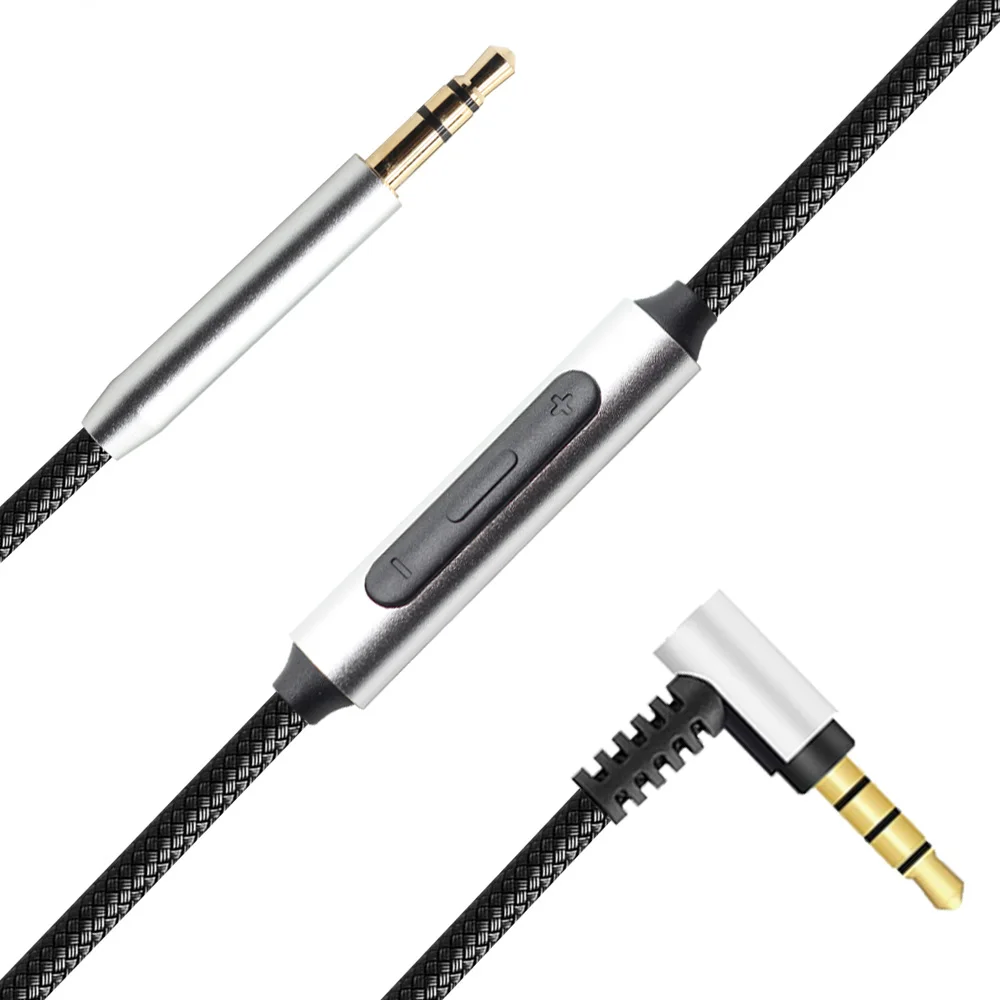 SHP9500 Mic Cable for Philips SHP9500 SHP9600 Fidelio X2HR Audio Cables Aux Wire Universal Microphone Remote Cord SHP9500 Mic Cable for Philips SHP9500 SHP9600 Fidelio X2HR Audio Cables Aux Wire Universal Microphone Remote Cord