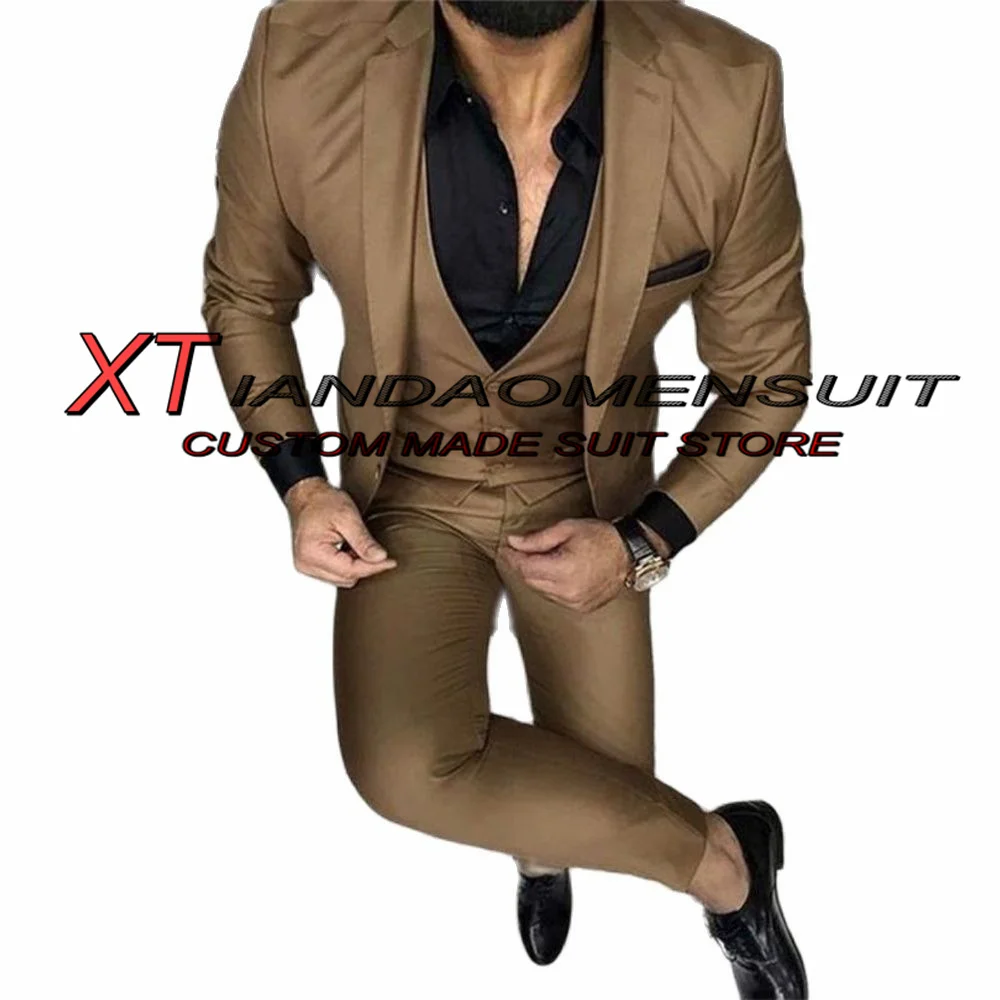 Wedding Suits for Men 3 Piece Formal Business Blazer Pants Vest Slim Fit Jacket Set Fashion Party Outfit
Wedding Suits for Men 3 Piece Formal Business Blazer Pants Vest Slim Fit Jacket Set Fashion Party Outfit