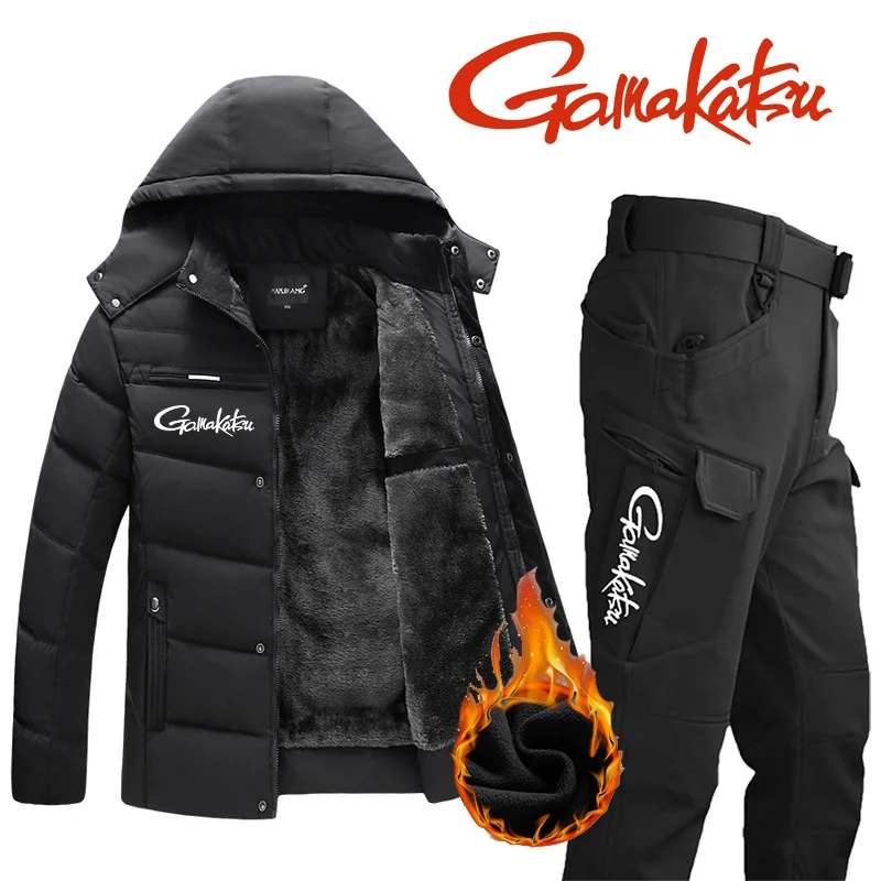 Brand Autumn/Winter New Men's Solid Color Hooded Thickened Down Coat Large Detachable Hat Coat Outdoor Plucked Warm Fishing Suit
Brand Autumn/Winter New Men's Solid Color Hooded Thickened Down Coat Large Detachable Hat Coat Outdoor Plucked Warm Fishing Suit