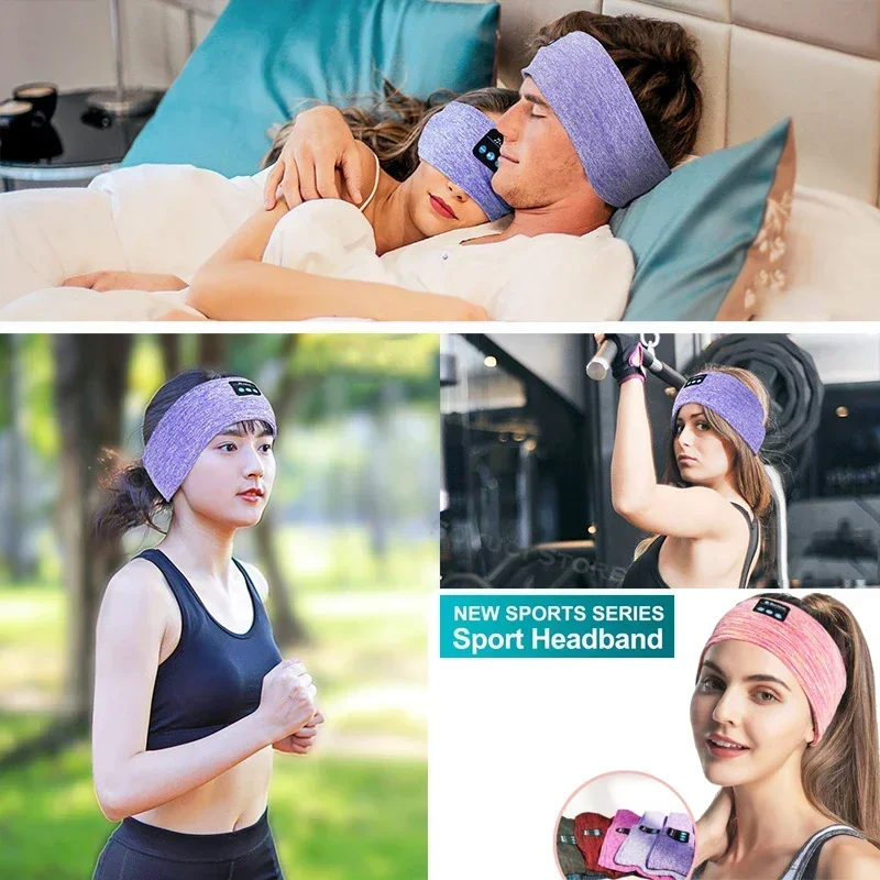 Bluetooth Sleep Headphones Sports Music Player Headband Thin Soft Elastic Wireless Music Headset Eye Mask for Yoga Side Sleeper
Bluetooth Sleep Headphones Sports Music Player Headband Thin Soft Elastic Wireless Music Headset Eye Mask for Yoga Side Sleeper