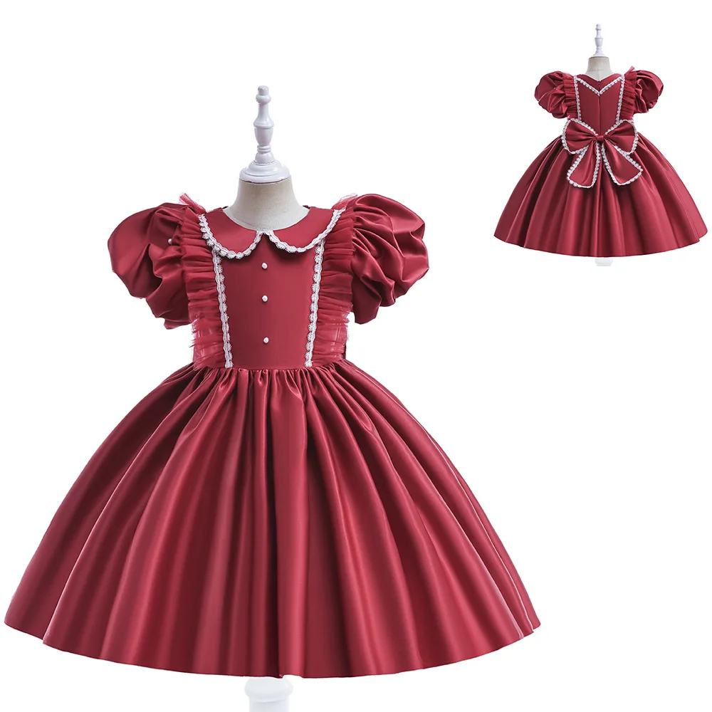 Short Sleeves Flower Girl Dresses For Wedding 2023 Ballgown Girls Pageant Party Gown Kids First Communion Princess Dresses 
Short Sleeves Flower Girl Dresses For Wedding 2023 Ballgown Girls Pageant Party Gown Kids First Communion Princess Dresses