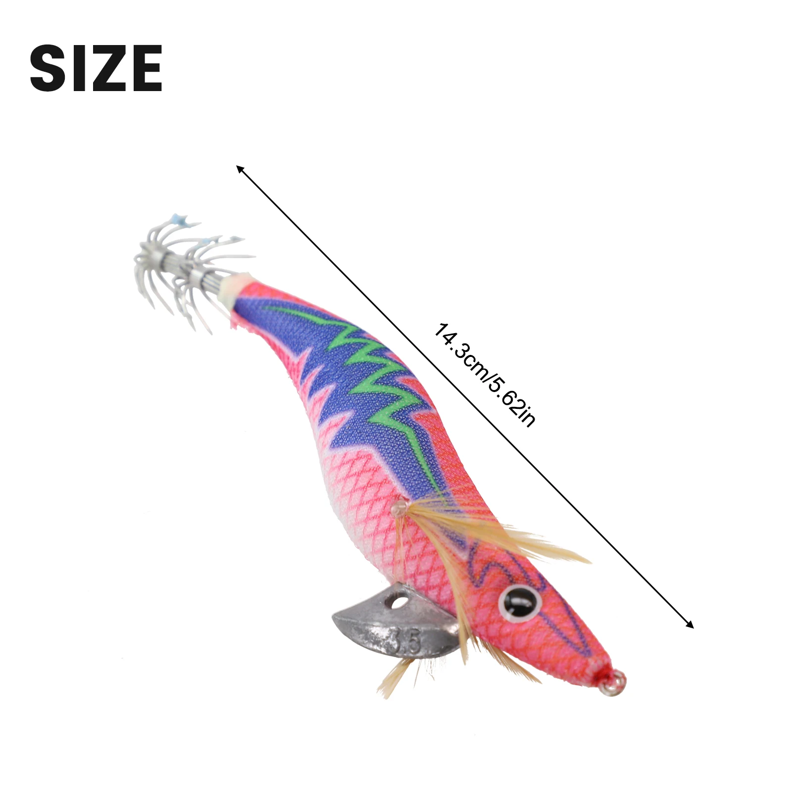Hook Luya Bait Lure Different Water Conditions New Coatin Sharp Umbrella Hook Strong Penetrating 16*3.5*2.2cm 1pc
Hook Luya Bait Lure Different Water Conditions New Coatin Sharp Umbrella Hook Strong Penetrating 16*3.5*2.2cm 1pc