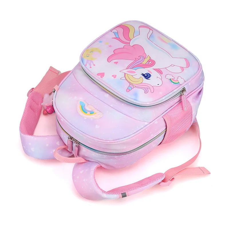 Unicorn Pink Rainbow Schoolbag For Girls Unicorn Pink Rainbow Schoolbag For Girls