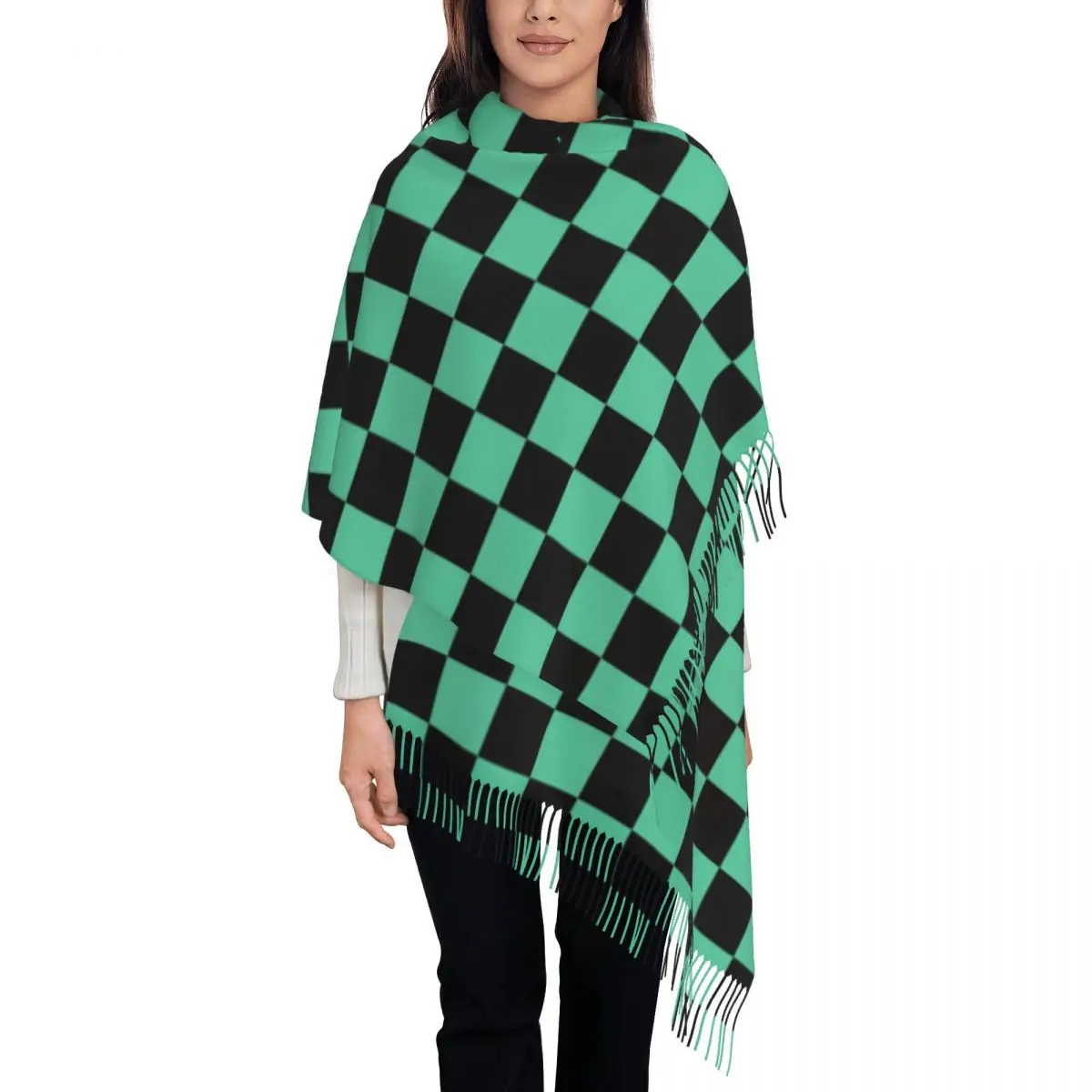 Stylish Demon Slayer Tanjirou Kamado Tassel Scarf Women Winter Fall Warm Shawls Wraps Ladies Kimetsu No Yaiba Scarves
Stylish Demon Slayer Tanjirou Kamado Tassel Scarf Women Winter Fall Warm Shawls Wraps Ladies Kimetsu No Yaiba Scarves