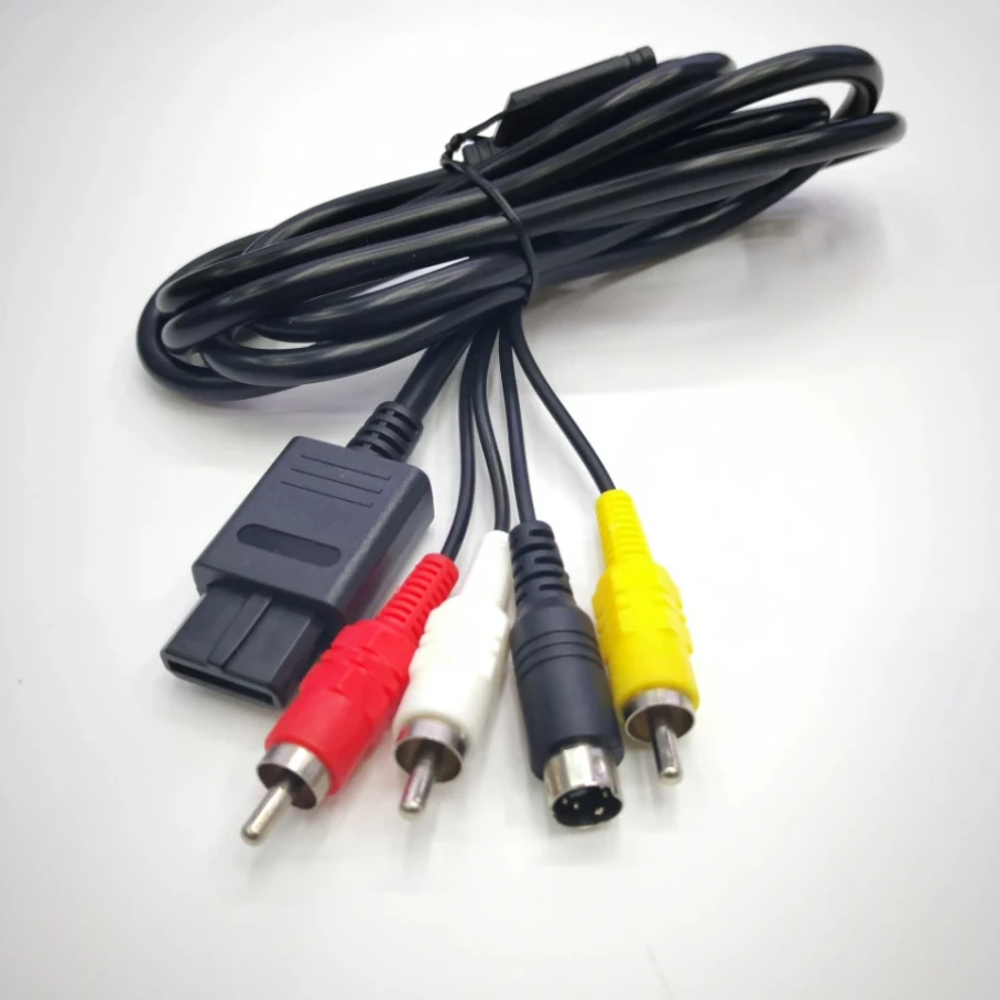 100 шт. 6 футов AV композитный S-видео кабель HD TV RCA шнур для консоли Super Nintendo GameCube SNES NGC N64
100 шт. 6 футов AV композитный S-видео кабель HD TV RCA шнур для консоли Super Nintendo GameCube SNES NGC N64