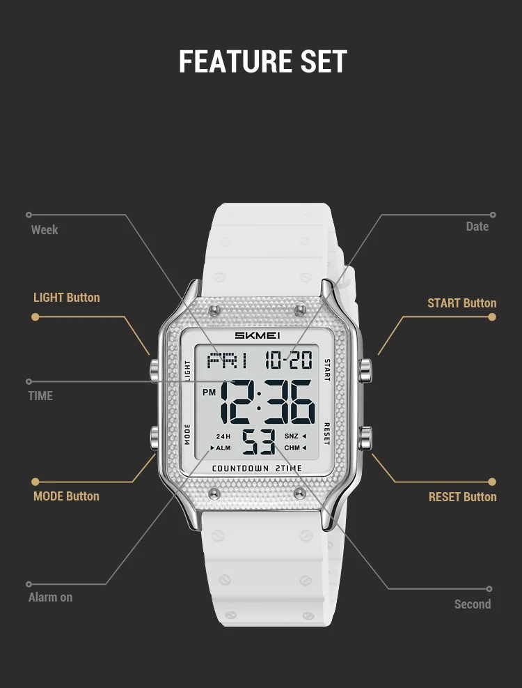 SKMEI 2526 Military Sport Digital Watch for Men Women Chrono Waterproof Electronic Men Wristwatches Alarm Date Reloj Hombre SKMEI 2526 Military Sport Digital Watch for Men Women Chrono Waterproof Electronic Men Wristwatches Alarm Date Reloj Hombre