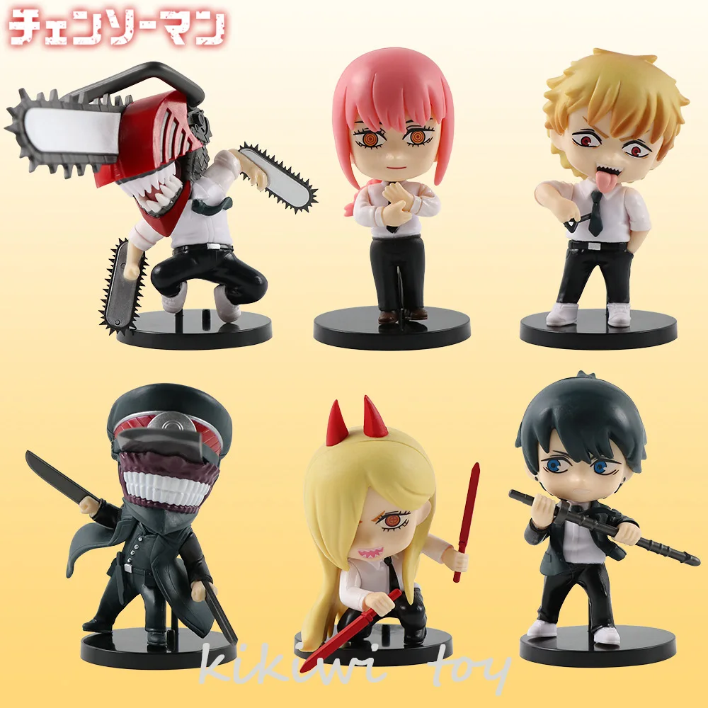 6pcs Set Chainsaw Man Anime Figures Mini Denji Makima Power Action Figures Pvc Model Doll Collectible Ornament Boys Gifts Toys
6pcs Set Chainsaw Man Anime Figures Mini Denji Makima Power Action Figures Pvc Model Doll Collectible Ornament Boys Gifts Toys