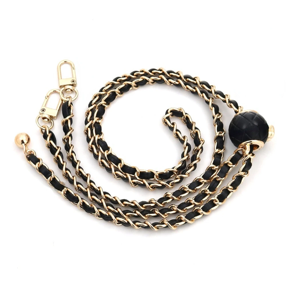 Colourful Leather Shoulder Strap Adjustable Buckle Bag Accessories Cross-body Bag Chain Gold Color Bead Chain Shoulder Strap
Colourful Leather Shoulder Strap Adjustable Buckle Bag Accessories Cross-body Bag Chain Gold Color Bead Chain Shoulder Strap