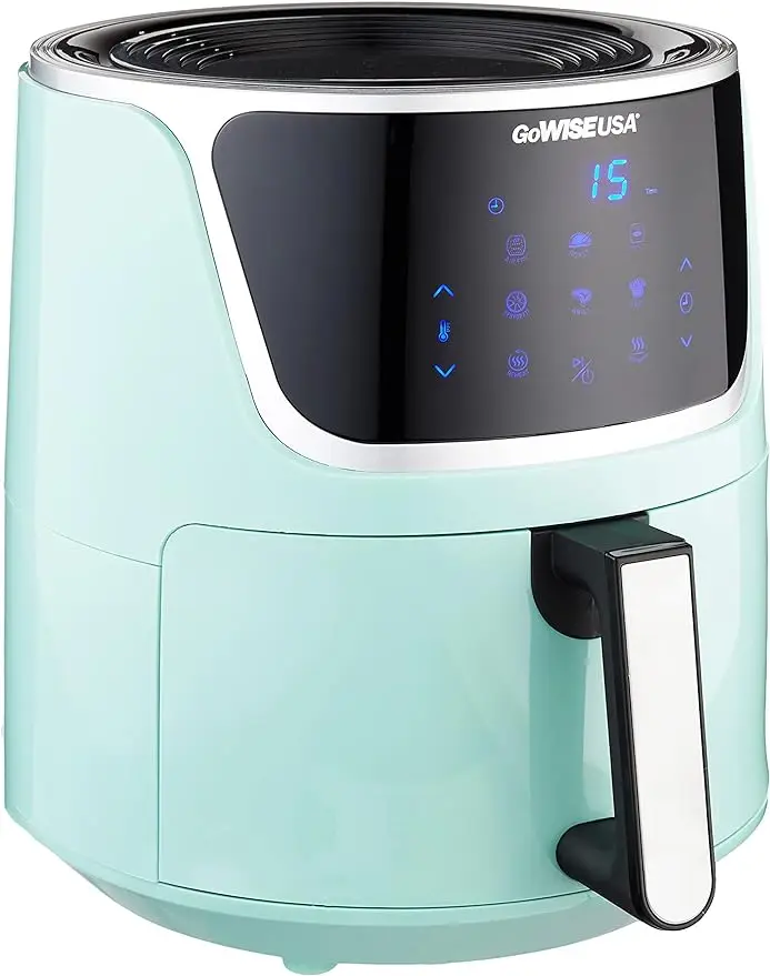 GW22954 7-Quart Electric Air Fryer with Dehydrator& 3 Stackable Racks, Digital Touchscreen with 8 Functions + Recipes
GW22954 7-Quart Electric Air Fryer with Dehydrator& 3 Stackable Racks, Digital Touchscreen with 8 Functions + Recipes
