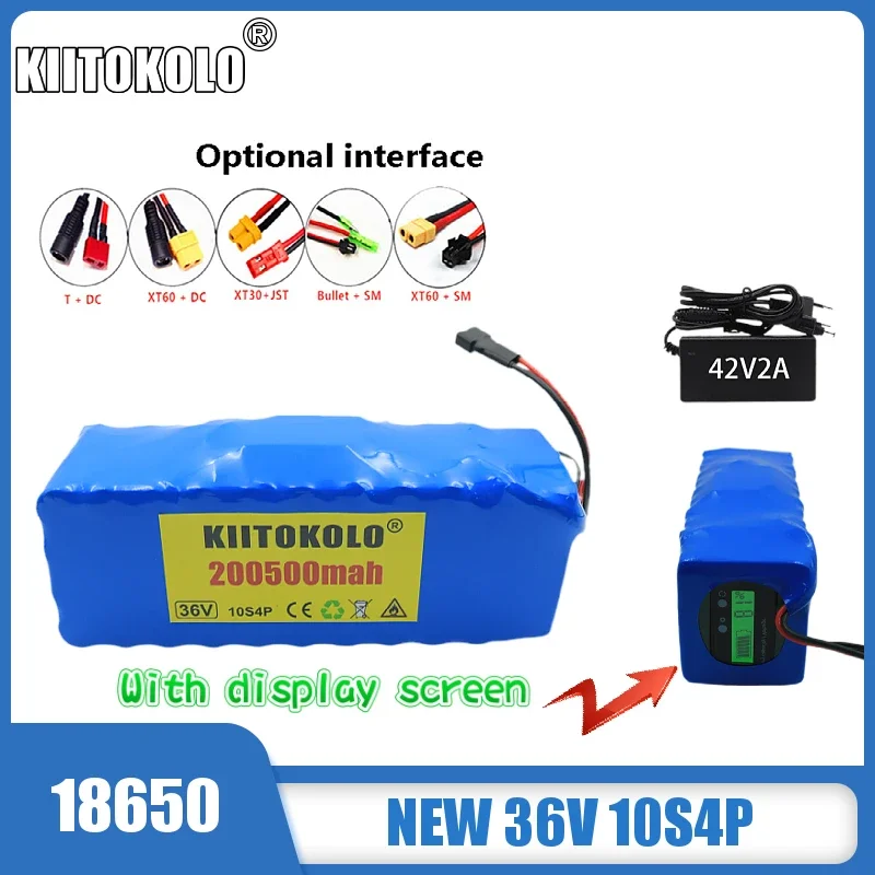 36V 10S4P 200Ah 18650 Lithium Ion Battery Pack Original High Power Cell for Electric Bicycle Engines, Built - in BMS Protection
36V 10S4P 200Ah 18650 Lithium Ion Battery Pack Original High Power Cell for Electric Bicycle Engines, Built - in BMS Protection
