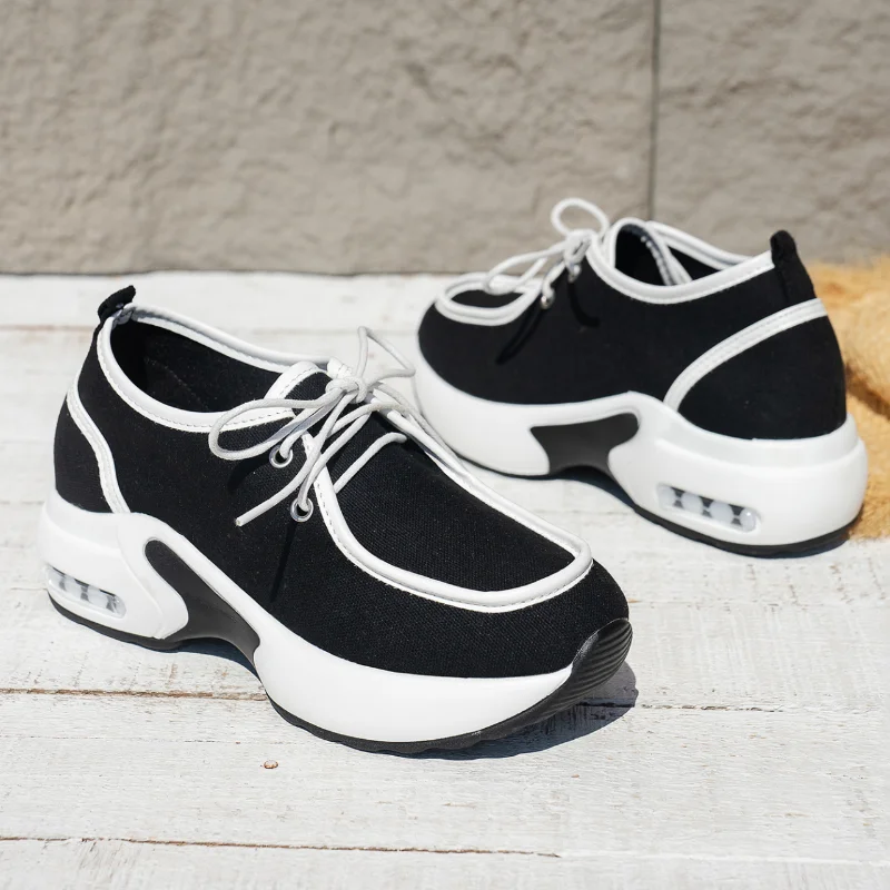 Женские повседневные кроссовки, новинка весны 2023, модная спортивная обувь на шнуровке, увеличивающая рост, на платформе, на плоской подошве, большие размеры 42, громоздкие кроссовки
Женские повседневные кроссовки, новинка весны 2023, модная спортивная обувь на шнуровке, увеличивающая рост, на платформе, на плоской подошве, большие размеры 42, громоздкие кроссовки