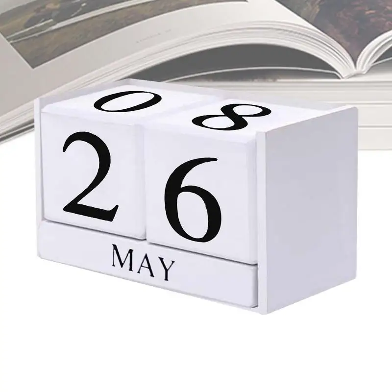 

Countdown Blocks Wooden Calendar Block For Wedding Desktop Calendar Wood Block For Window Sills Coffee Tables Bookshelves