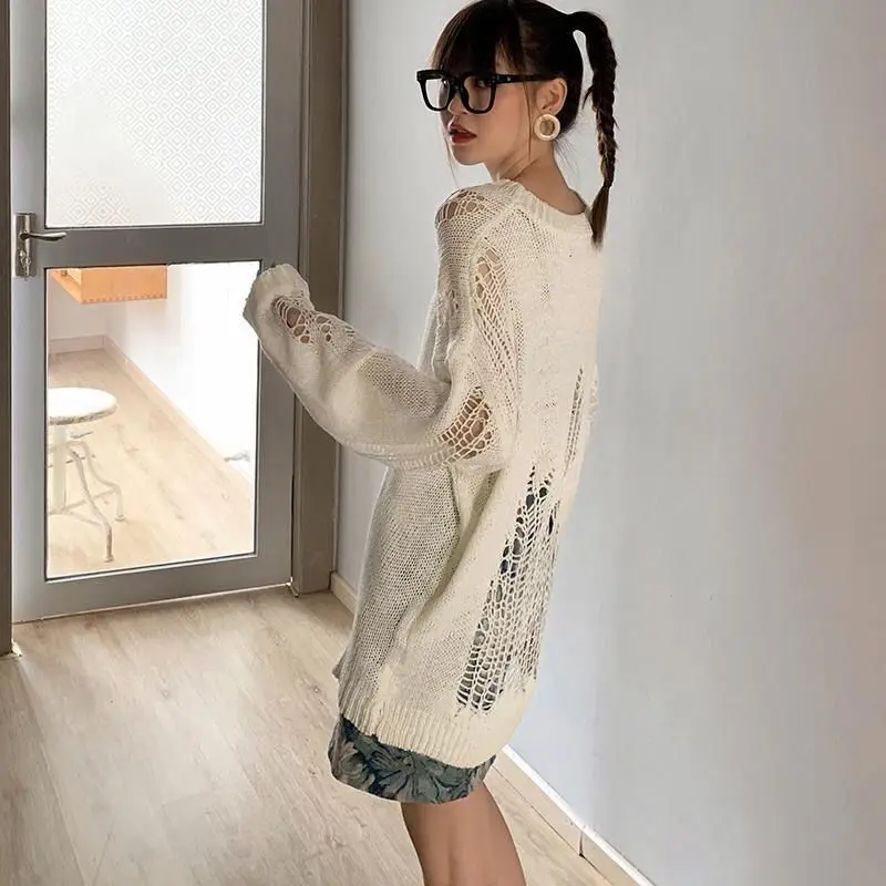 Female New Cashmere Sweater Cardigan Women Long Sleeve Elegant Solid Knitted Outwear Ladies Loose Vintage Knitted Pullover Q287
Female New Cashmere Sweater Cardigan Women Long Sleeve Elegant Solid Knitted Outwear Ladies Loose Vintage Knitted Pullover Q287