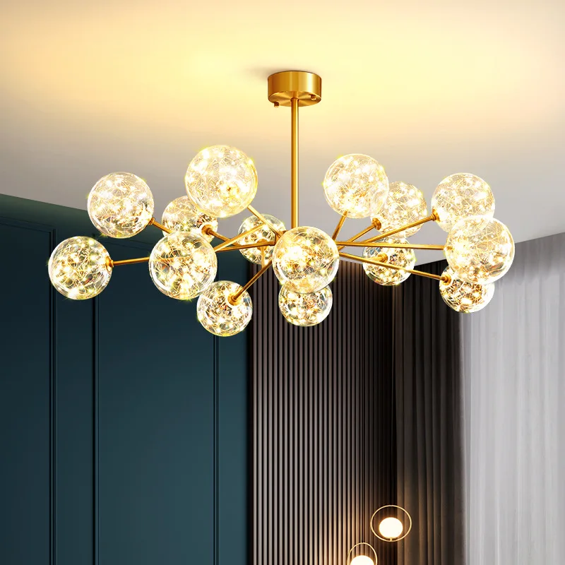 Modern Crystal Led Chandelier For Living Room Villa Dining Room Pendant Lamps Copper Romantic Home Decor Hanging Light Fixture
Modern Crystal Led Chandelier For Living Room Villa Dining Room Pendant Lamps Copper Romantic Home Decor Hanging Light Fixture