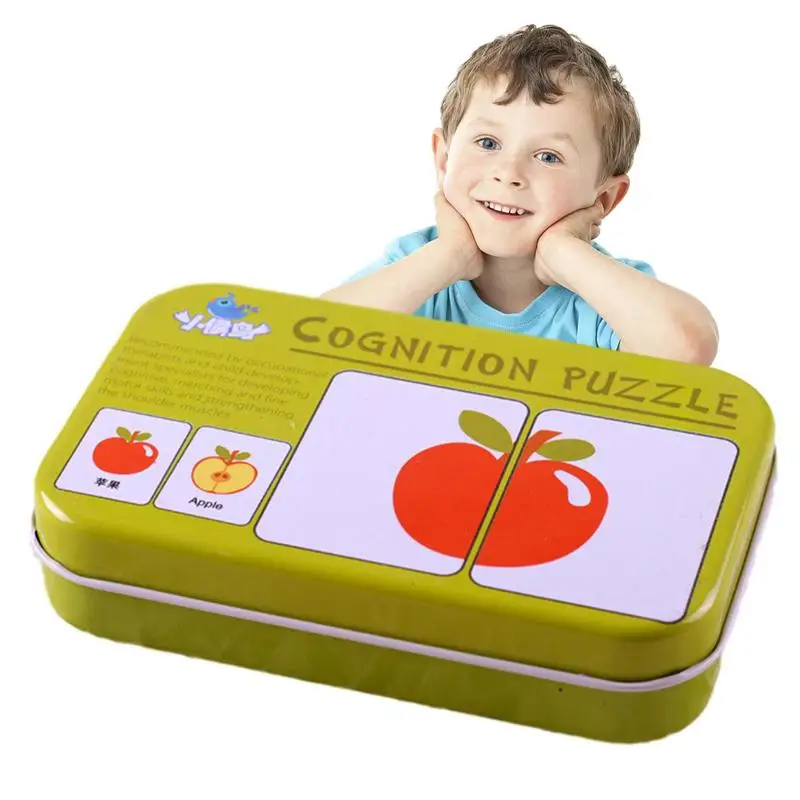 Toddler Card Matching Game Iron Box Cards Matching Game Montessori Toys Color Shape Cognitive Training Education Fruit Cartoon
Toddler Card Matching Game Iron Box Cards Matching Game Montessori Toys Color Shape Cognitive Training Education Fruit Cartoon