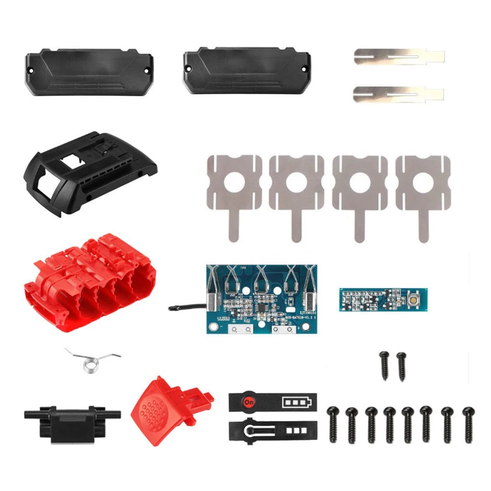 Li-ion Battery Case PCB Circuit Board Replacement Battery Housing Case Cover Plastic Shell For Bosch 18V Tool Parts
Li-ion Battery Case PCB Circuit Board Replacement Battery Housing Case Cover Plastic Shell For Bosch 18V Tool Parts