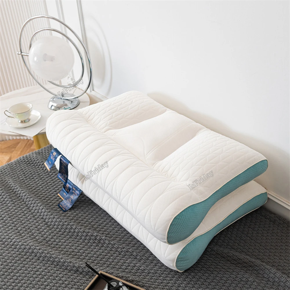 Ergonomic pillow Sleep Neck Pillow Protects The Neck Spine Orthopedic Contour Pillow Bedding for All Sleeping Positions
Ergonomic pillow Sleep Neck Pillow Protects The Neck Spine Orthopedic Contour Pillow Bedding for All Sleeping Positions