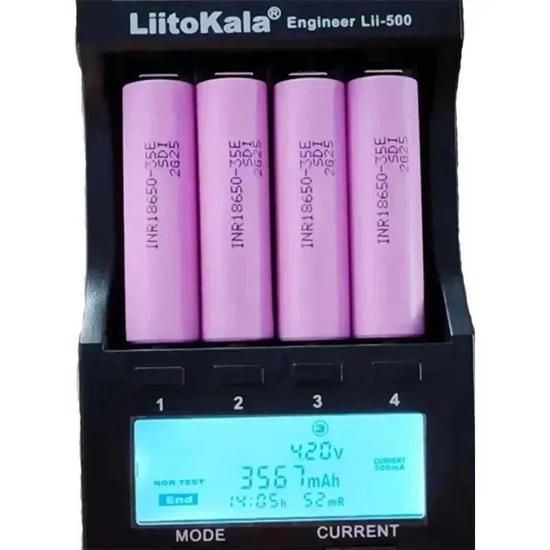 Free Shipping New INR 18650 3500mAh 25A Discharge 35E 18650Battery 3.7V Rechargable Battery Screwdriver Flashlight Battery
Free Shipping New INR 18650 3500mAh 25A Discharge 35E 18650Battery 3.7V Rechargable Battery Screwdriver Flashlight Battery