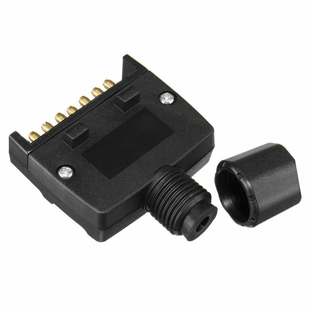 2Pcs Black 7 Pin Flat Plug Male Connector 12V Trailer Plug Socket Australian Standard Plug For Caravan Trailer Adapter
2Pcs Black 7 Pin Flat Plug Male Connector 12V Trailer Plug Socket Australian Standard Plug For Caravan Trailer Adapter