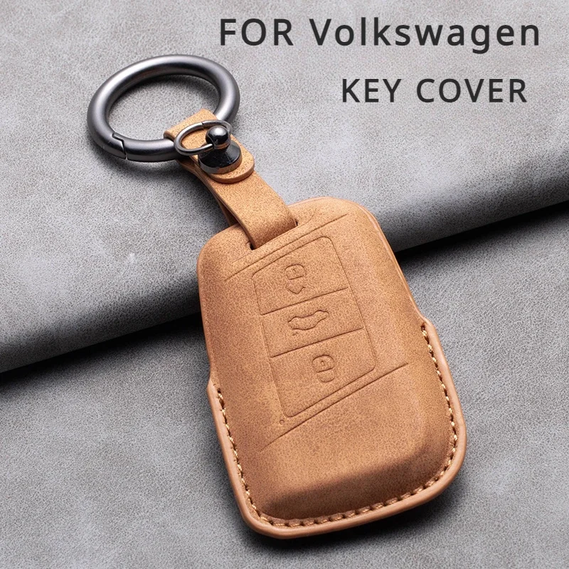 Leather Car Key Case Cover Fob Keychain For VW Volkswagen Golf 7 MK7 Tiguan MK2 For Ateca Leon FR Ibiza Skoda Octavia Kodiaq
Leather Car Key Case Cover Fob Keychain For VW Volkswagen Golf 7 MK7 Tiguan MK2 For Ateca Leon FR Ibiza Skoda Octavia Kodiaq