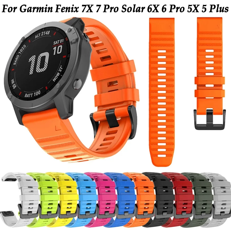 

26mm 22mm 20mm Strap For Garmin Fenix 7X 7 6X 6 Pro 5X Plus Quickfit Watchband Forerunner 945 955 965 Enduro Epix Pro 2 Bracelet