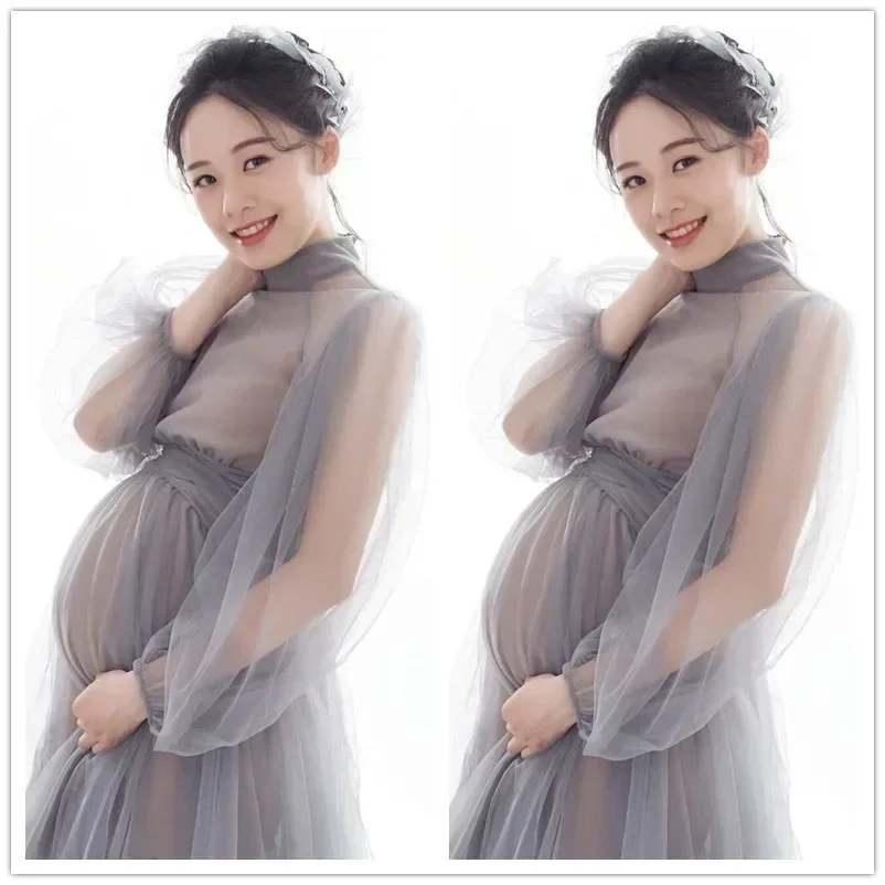 Sexy Long Maternity Photography Props Dresses Tulle Perspective Pregnancy Dress Mesh Maxi Gown For Pregnant Women Photo Shooting
Sexy Long Maternity Photography Props Dresses Tulle Perspective Pregnancy Dress Mesh Maxi Gown For Pregnant Women Photo Shooting