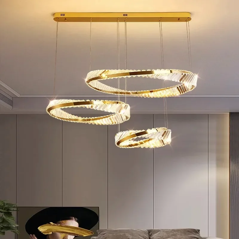 

Подвесные светильники для украшения дома, роскошная хрустальная люстра для гостиной, Подвесная лампа для спальни, потолочная лампа, внутреннее освещение