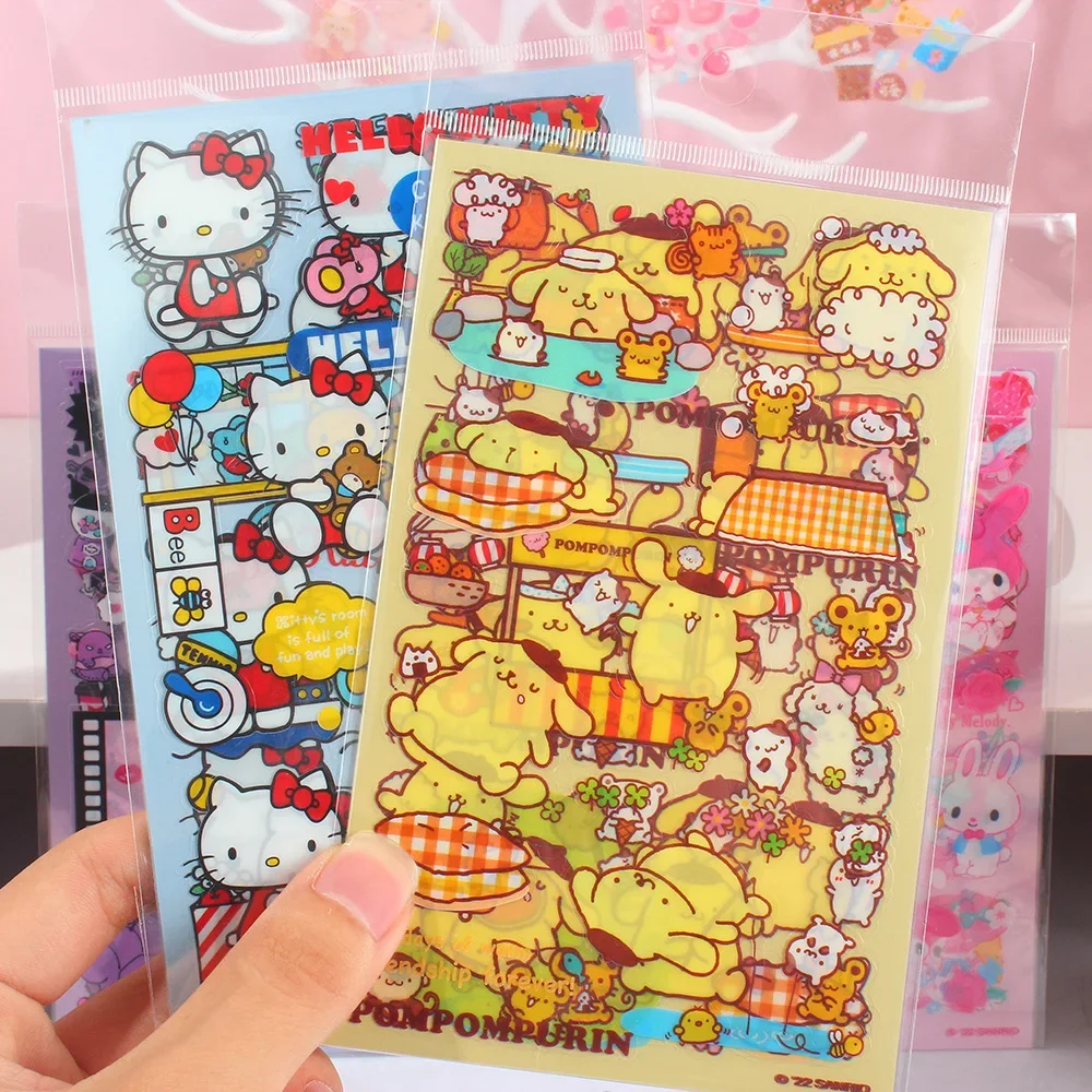 4pcs/set Sanrio Sticker DIY Cutting Free Cartoon Childrens Toys Cute Cinnamoroll Hello Kitty Pochacco Melody Kuromi Pompompurin
4pcs/set Sanrio Sticker DIY Cutting Free Cartoon Childrens Toys Cute Cinnamoroll Hello Kitty Pochacco Melody Kuromi Pompompurin