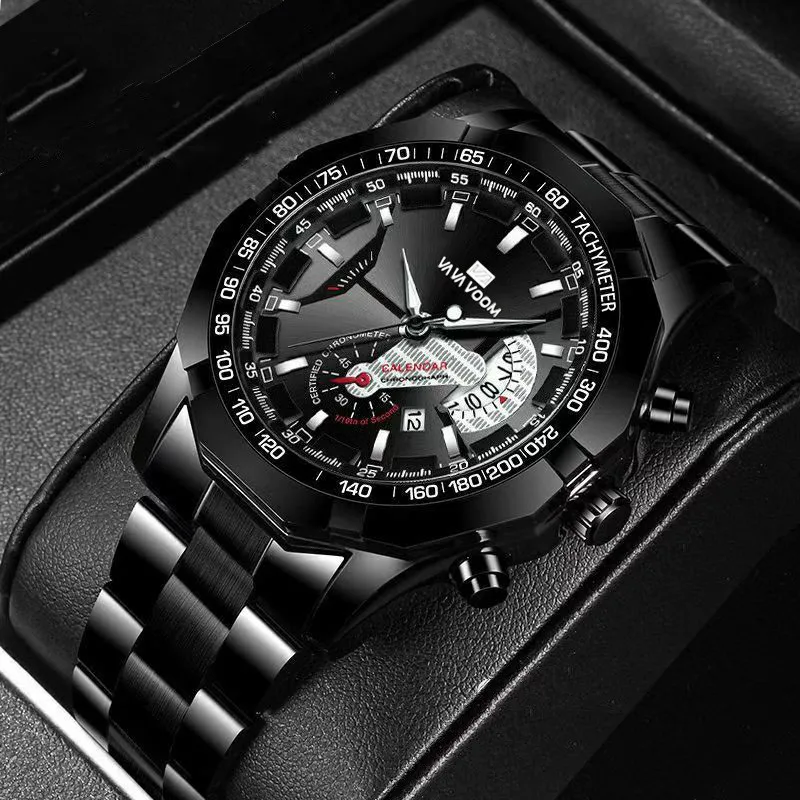 Steel Band Watch Men Watch Sports Luminous Calendar Men Quartz Clock Party Business Leisure Men Watch
Steel Band Watch Men Watch Sports Luminous Calendar Men Quartz Clock Party Business Leisure Men Watch
