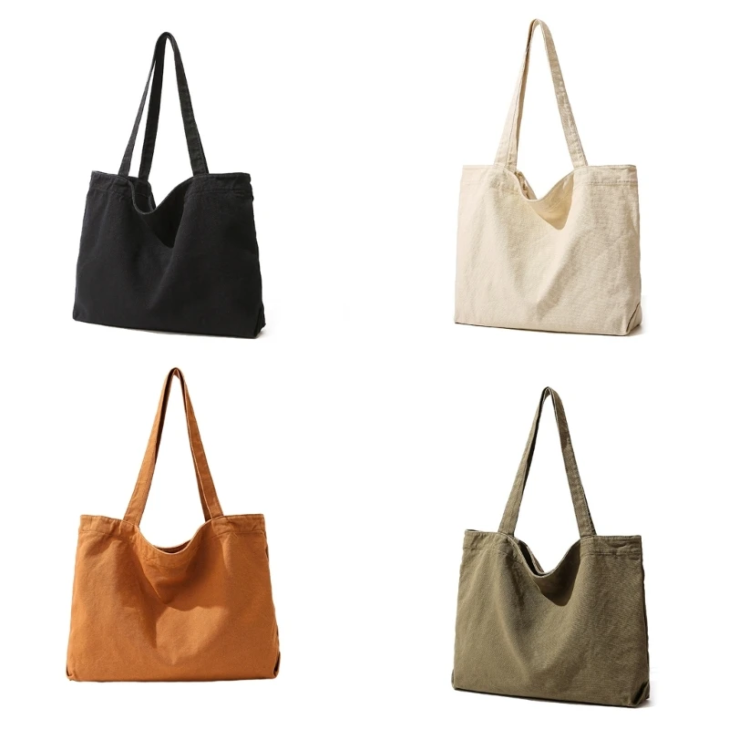 Canvas Shopper Bag Tote Bag Girl Women Handbag Large Capacity Versatile Shoulder Bag Hobo Bag Black Brown Green
Canvas Shopper Bag Tote Bag Girl Women Handbag Large Capacity Versatile Shoulder Bag Hobo Bag Black Brown Green