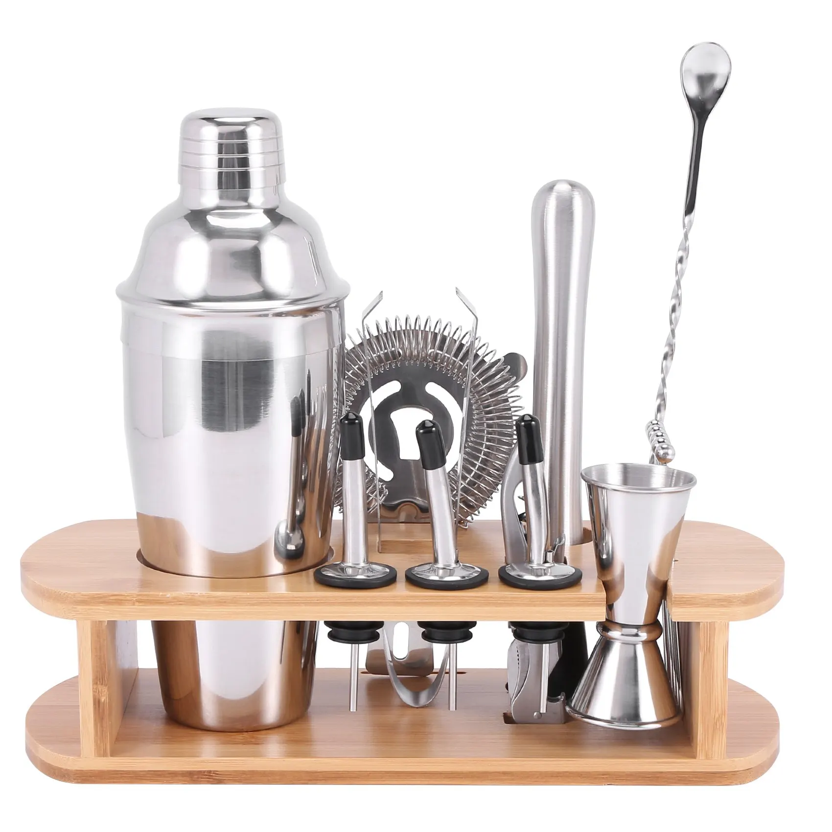 Bar Set Cocktail Shaker Set, Stainless Steel Bartender Kit, Professional Bar Tools for Drink Mixing, Home, Bar, Parties
Bar Set Cocktail Shaker Set, Stainless Steel Bartender Kit, Professional Bar Tools for Drink Mixing, Home, Bar, Parties