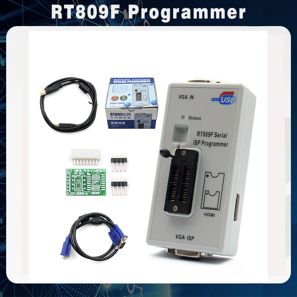 Программатор RT809F ISP программатор/RT809, ЖК-дисплей, usb-программатор, инструменты для ремонта 24-25-93 serise IC, бесплатная доставка, 100% оригинал
Программатор RT809F ISP программатор/RT809, ЖК-дисплей, usb-программатор, инструменты для ремонта 24-25-93 serise IC, бесплатная доставка, 100% оригинал