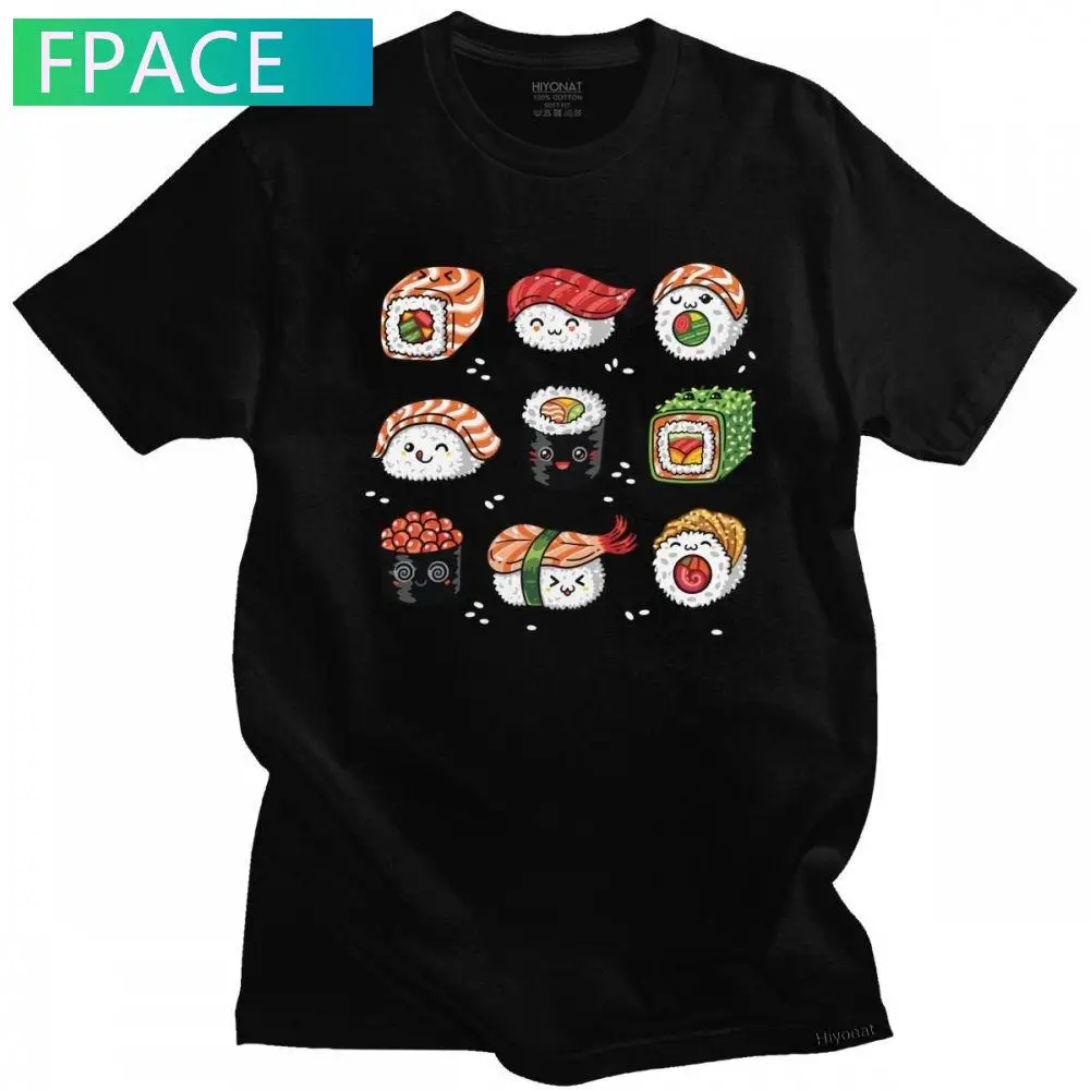 Kawaii Japan Sushi T Shirt Men Soft Cotton Handsome T-shirt Short Sleeved Cartoon Tshirt Anime Manga Tee Tops Loose Fit Clothing
Kawaii Japan Sushi T Shirt Men Soft Cotton Handsome T-shirt Short Sleeved Cartoon Tshirt Anime Manga Tee Tops Loose Fit Clothing