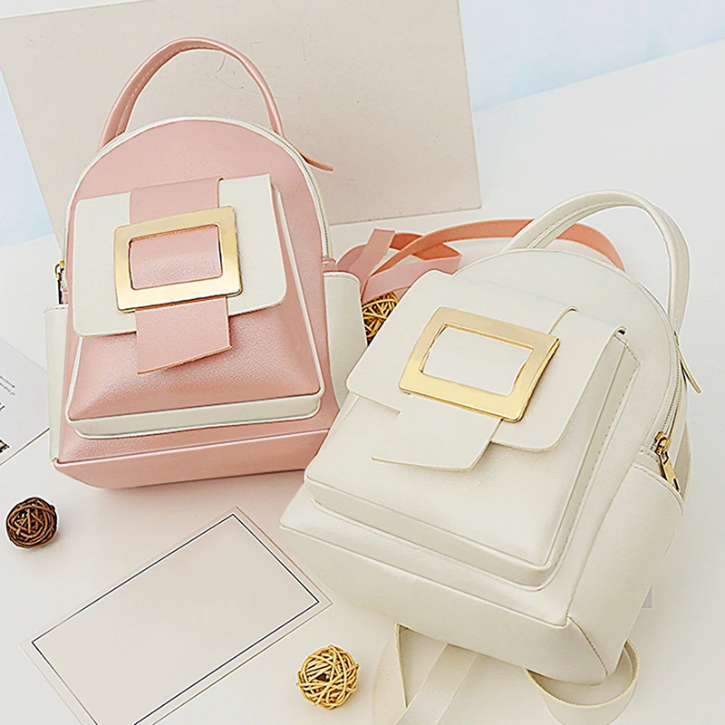 Big Capacity Women Backpack Fashion Color Matching Small Backpack Ladies Shoulder Crossbody Bag Soft Leather Female Mini
Big Capacity Women Backpack Fashion Color Matching Small Backpack Ladies Shoulder Crossbody Bag Soft Leather Female Mini
