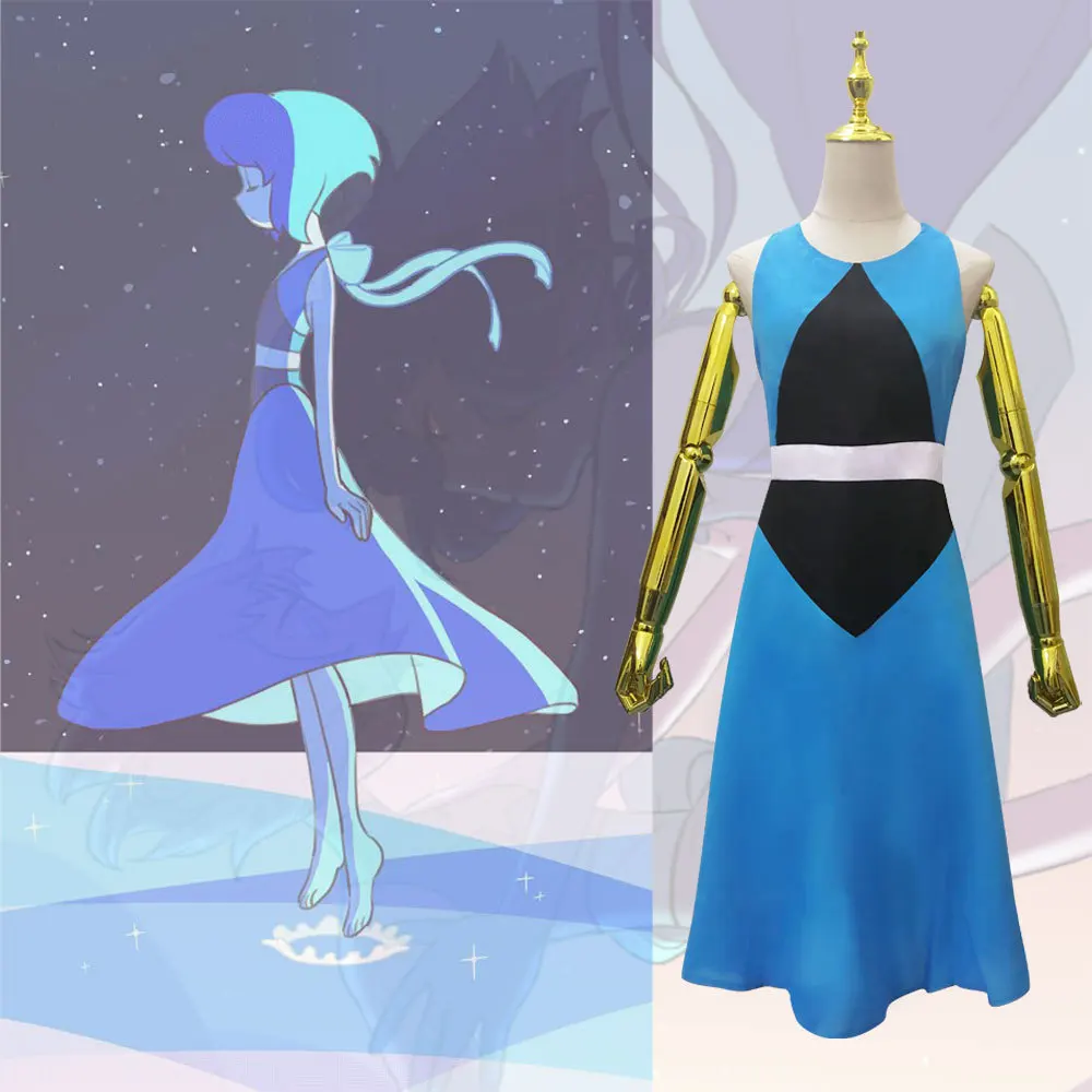Steven Universe Lapis Lazuli Cosplay Dress Adult Women Blue Dress Daily Wear Halloween Carnival Suit for Women Adult
Steven Universe Lapis Lazuli Cosplay Dress Adult Women Blue Dress Daily Wear Halloween Carnival Suit for Women Adult