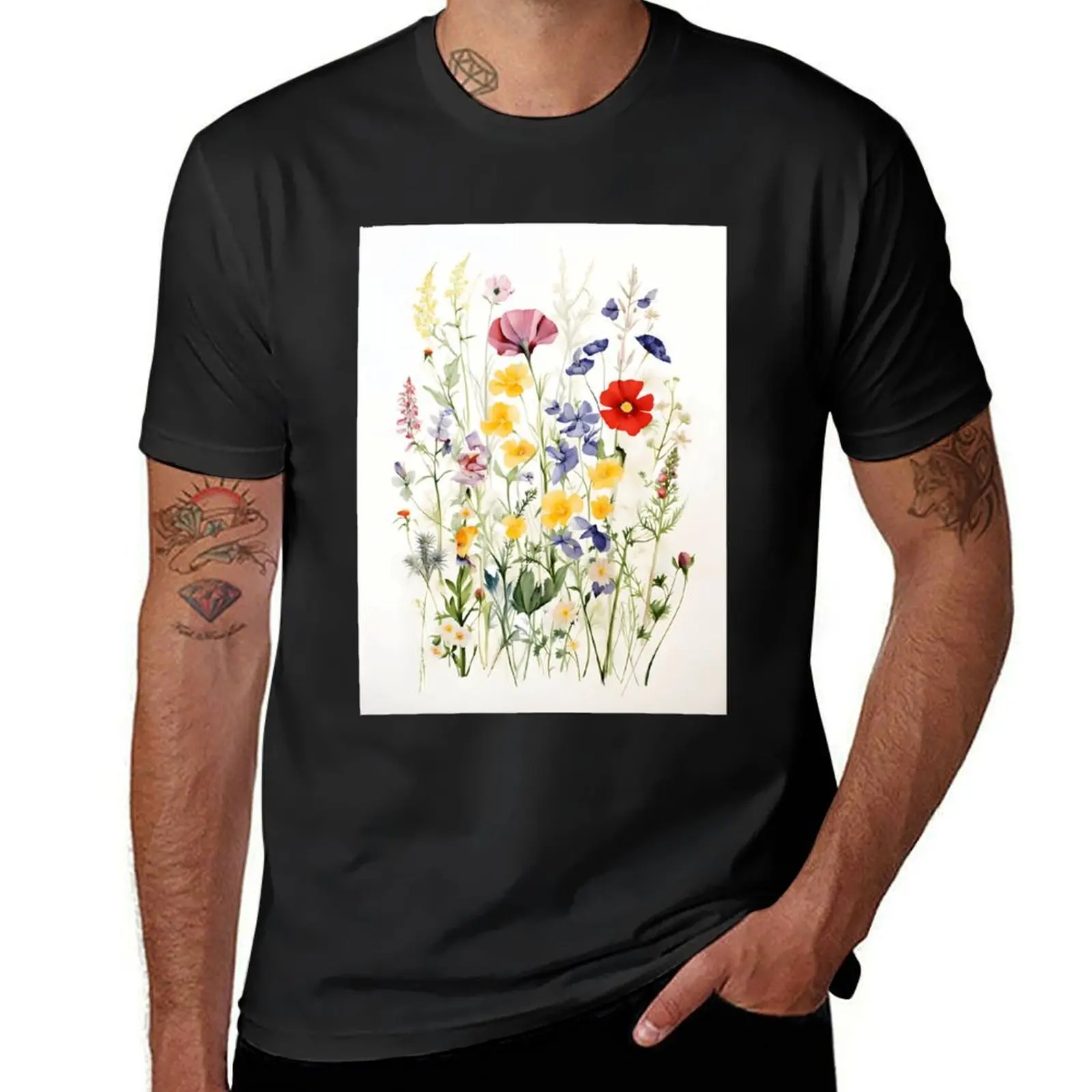 Spring Wildflowers in Watercolor 3 \t T-Shirt funnys tops cute clothes big and tall t shirts for men
Spring Wildflowers in Watercolor 3 \t T-Shirt funnys tops cute clothes big and tall t shirts for men