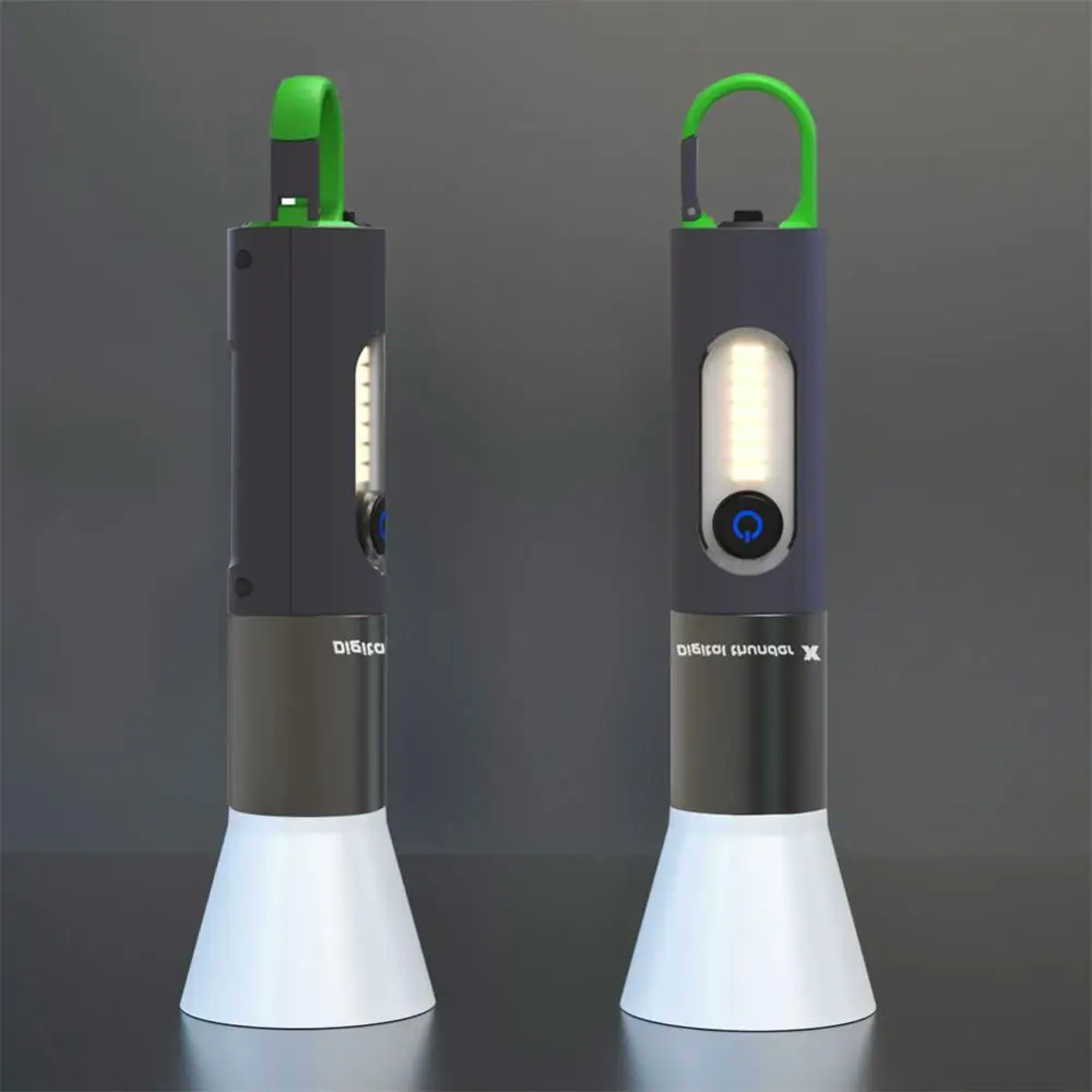 

Светодиодный перезаряжаемый мини-фонарик, белый лазерный многофункциональный фонарик с крючком для скалолазания и кемпинга