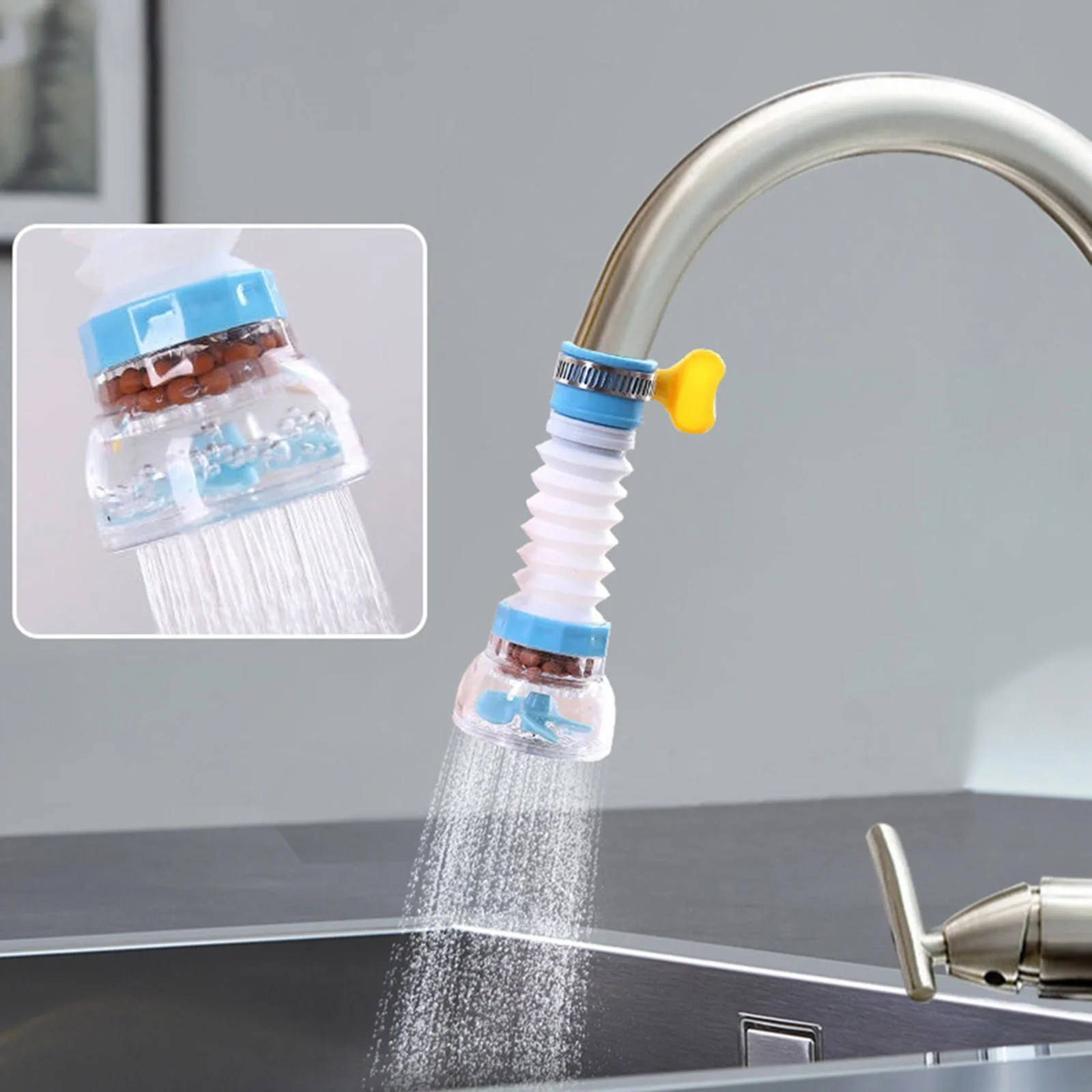 360° Rotating Faucet Booster Shower Kitchen Sink Faucet Extender Water Filter Tap Head Nozzle Sink Faucet Bubbler Swivel Adapter
360° Rotating Faucet Booster Shower Kitchen Sink Faucet Extender Water Filter Tap Head Nozzle Sink Faucet Bubbler Swivel Adapter