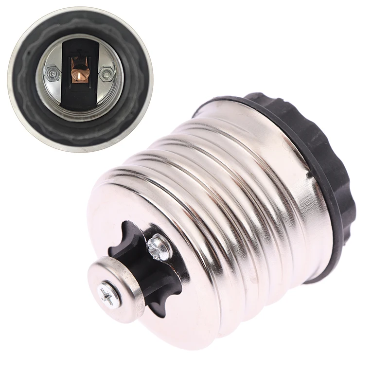 Innovative And Practical Silver E40 To E27 LED Light Base Lamp Bulbs Adapter Socket Converter Base Holder DIY Accessories
Innovative And Practical Silver E40 To E27 LED Light Base Lamp Bulbs Adapter Socket Converter Base Holder DIY Accessories