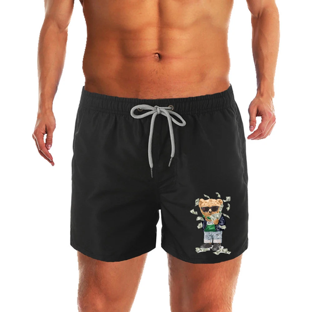 Summer New Men's Sports Shorts Quick Dry Teddy Bear Print Gym Beach Shorts Men's Swimming Sexy Beach Board Surf Shorts
Summer New Men's Sports Shorts Quick Dry Teddy Bear Print Gym Beach Shorts Men's Swimming Sexy Beach Board Surf Shorts