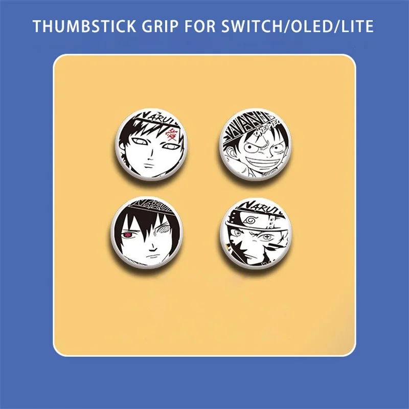 2pcs/set Anime Straw Hat Pirate Uchiha Thumbstick Grip Cap for Switch NS/OLED/LITE Joystick Cover Controller Game Accessories
2pcs/set Anime Straw Hat Pirate Uchiha Thumbstick Grip Cap for Switch NS/OLED/LITE Joystick Cover Controller Game Accessories