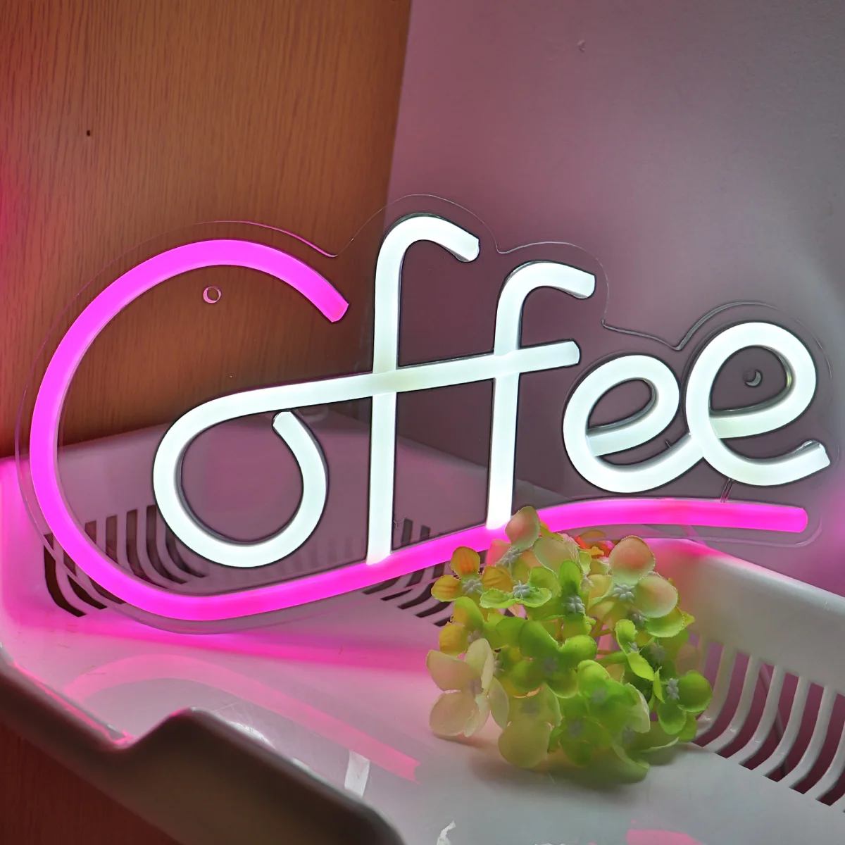 

1PC Coffee LED Wall Neon Art Sign Light For Party Room Pub Club Milk Tea Coffee Shop Wall Decoration Gifts 10.94‘’*5.98‘’