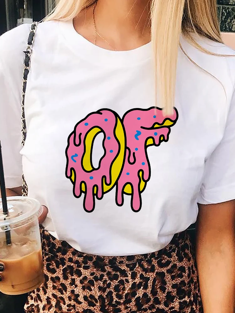 Women Short Sleeve Lovely Donut Tshirt Funny Spring Summer Printing Fashion Clothes Print T shirt Female Tee Top Graphic T-shirt
Women Short Sleeve Lovely Donut Tshirt Funny Spring Summer Printing Fashion Clothes Print T shirt Female Tee Top Graphic T-shirt