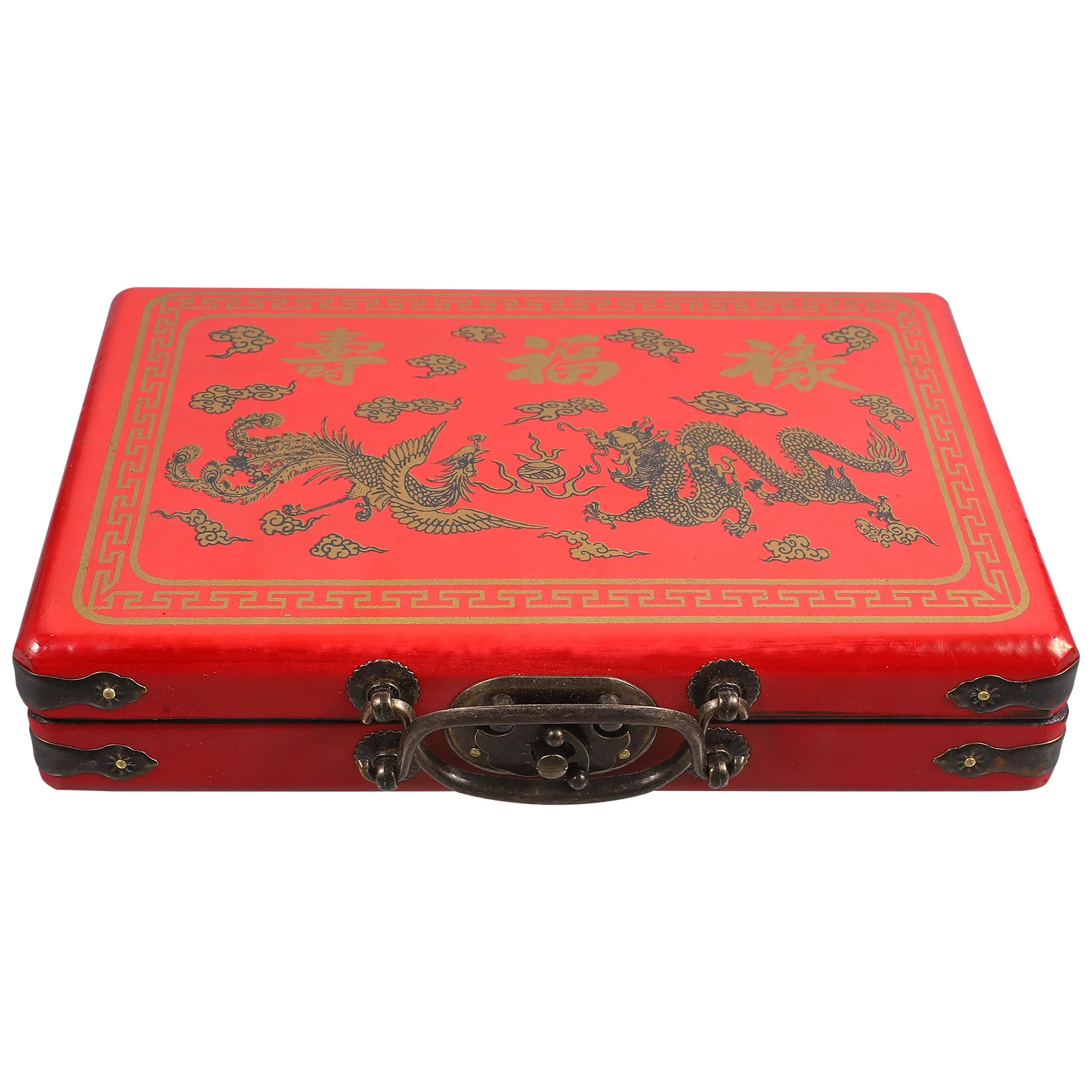 Mahjong Storage Box Tank Container Vintage Style Case Large Capacity Wood Practical Organizer Holder
Mahjong Storage Box Tank Container Vintage Style Case Large Capacity Wood Practical Organizer Holder