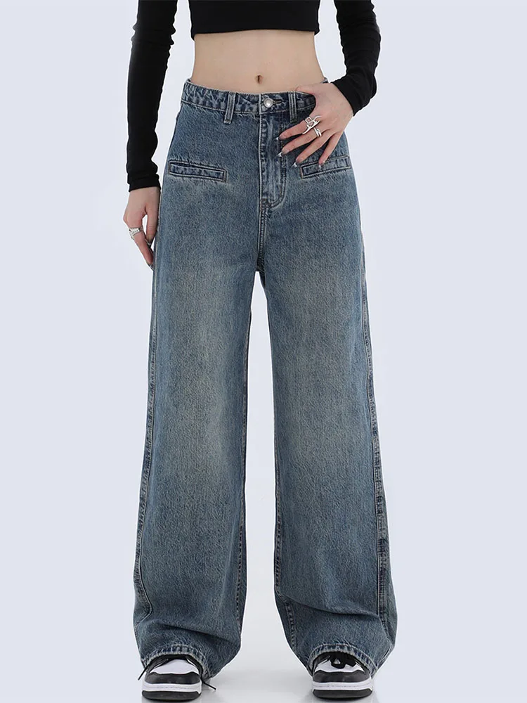 Women High Waist Denim Pants Wide Leg Denim Clothing Blue Jeans Vintage Quality Fashion Straight Pants Casual Loose 2022 New
Women High Waist Denim Pants Wide Leg Denim Clothing Blue Jeans Vintage Quality Fashion Straight Pants Casual Loose 2022 New