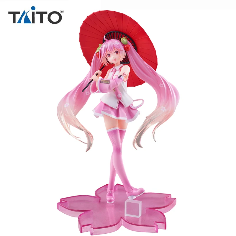 In Stock TAITO VOCALOID Hatsune Miku Sakura Miku A prize 20CM Original Anime Figur Action Figures Collection Model Toys
In Stock TAITO VOCALOID Hatsune Miku Sakura Miku A prize 20CM Original Anime Figur Action Figures Collection Model Toys
