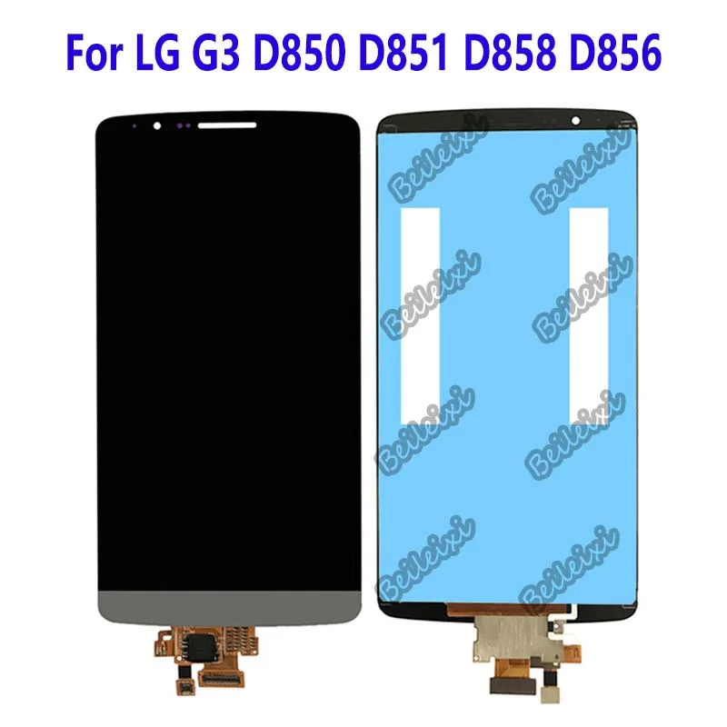 

For LG G3 D850 D851 D852 D855 VS985 LS990 LCD Display Touch Screen Digitizer Assembly For G3 Dual D858 D858HK D856 LCD